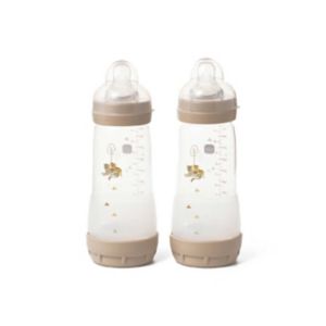 MAM Anti-Colic Baby Bottle 320ml 2pk, imported from the UK