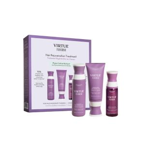 Virtue Hair Rejuvenation Treatment Kit Shampoo Conditioner Density Booster 90 Day