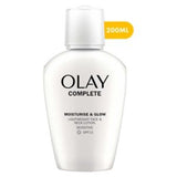 Olay Complete Moisturise and Glow Face Lotion Sensitive SPF15 200ml, imported from the UK