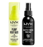 NYX Professional Makeup Matte Setting Spray and Plump Right Back Primer  Serum