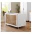 Tutti Bambini Fika mini cot bed white light oak (British brand)