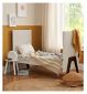 Tutti Bambini Mini Cot Bed Warm Walnut White Sand (British brand)