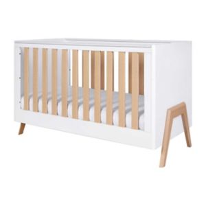Tutti Bambini white light oak cot bed (British brand)