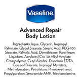 Vaseline Advanced Repair Body Lotion Unscented 200ml (British brand)