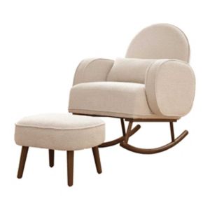 Tutti Bambini Micah Rocking Chair Boucle Fresh Cream (British brand)
