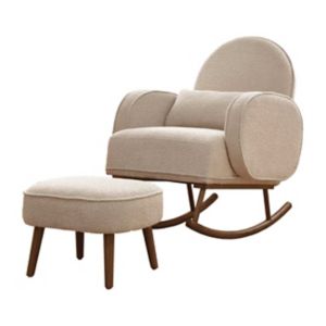 Tutti Bambini rocking chair Biscuit Boucle, imported from the UK