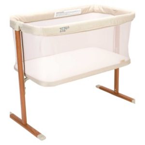Tutti Bambini ZiZee Essential Crib Scandinavian Walnut Ecru (British brand)