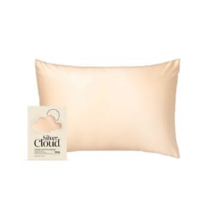 Silver Cloud Caramel Satin Pillowcase 50 x 75 cm (British brand)