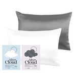 Silver Cloud White  Charcoal Pillowcase Set