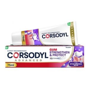 Corsodyl Gum Strengthen Protect Whitening Toothpaste 75ml - British product