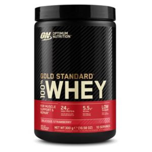 Optimum Nutrition Gold Standard Whey Protein Strawberry 300g, imported from the UK