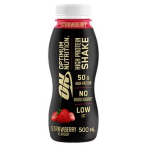 Optimum Nutrition protein shake strawberry 500ml, imported from the UK