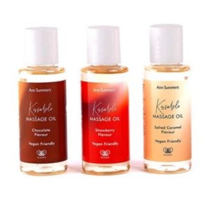 Ann Summers Kissable Oils Strawberry Chocolate 3 x 50ml - British product