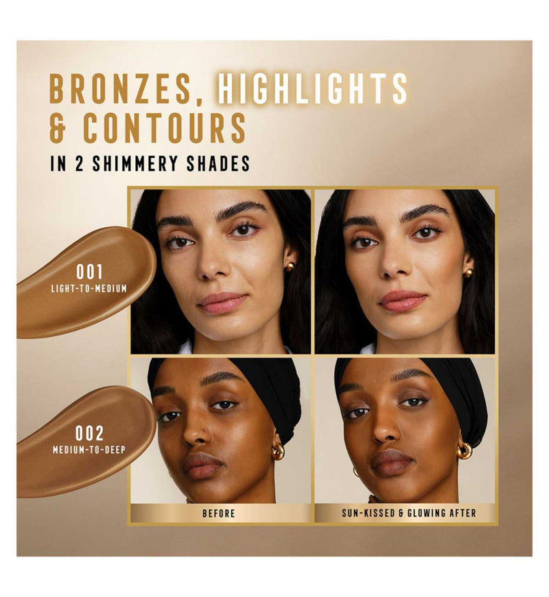 Max Factor Miracle Pure Golden Glow Bronzer, imported from the UK