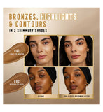 Max Factor Miracle Pure Golden Glow Bronzer, imported from the UK