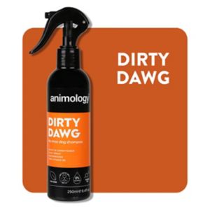 Animology dirty dog no rinse dog shampoo spray 250ml - British product
