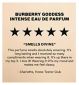 Burberry Goddess Intense perfume 50ml - British product