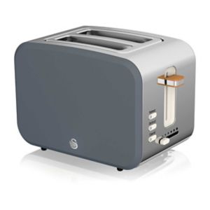 Swan Nordic 2 slice electric toaster grey (British brand)