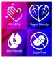 Skins fruity lubricant sampler tubes 12ml (British brand)