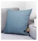 COZY UNA wireless heated cushion royal blue 45x45cm - British product