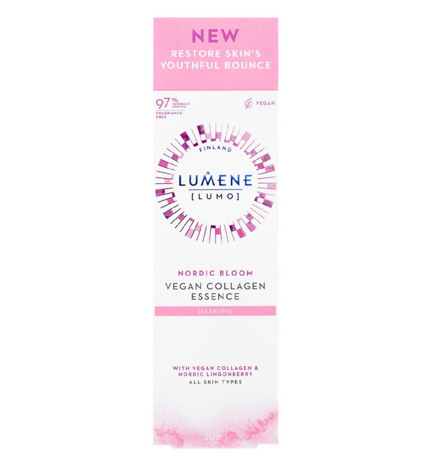 Lumene Nordic Bloom Vegan Collagen Serum 30ml, UK version