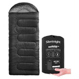 Silentnight Adult Sleeping Bag Black (British brand)