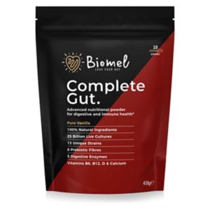 Biomel Complete Gut Powder Pure Vanilla Nutritional Supplement 450g