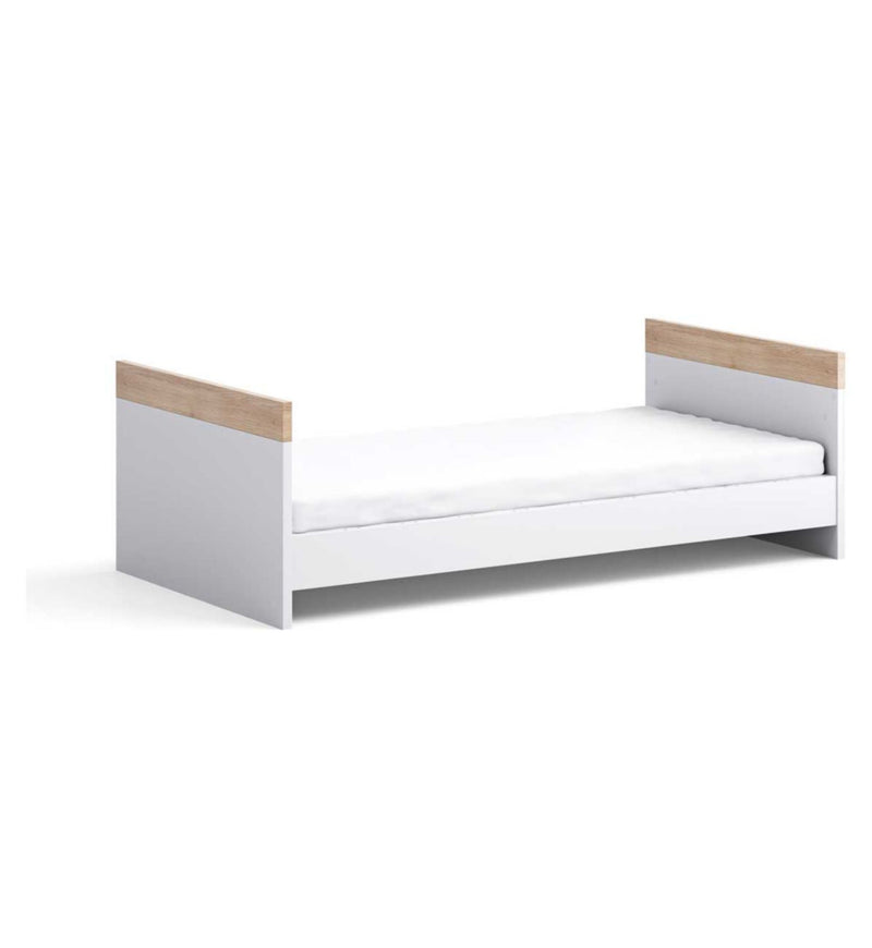 Little Acorns Burlington Cot Bed White Oak, UK version