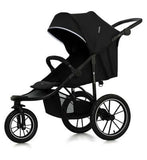 Kinderkraft 3-Wheeled Pushchair Helsi Deep Black