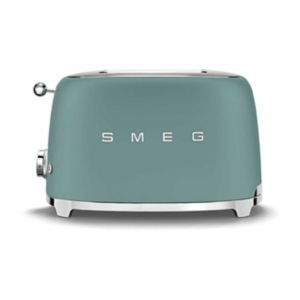 SMEG 2 Slice Toaster Emerald Green Matte (British brand)