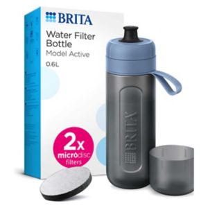 Brita Sports Water Filter Bottle Model Active Dark Blue 600ml, UK version