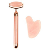 Love My Skin vibrating facial sculpting set with rose quartz, UK version