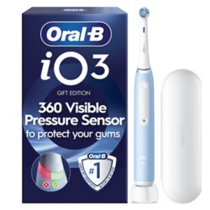 Oral-B Electric Toothbrush Ice Blue With Travel Case, imported from the UK