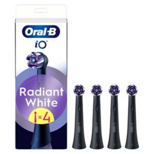 Oral-B iO Radiant White Toothbrush Heads x4 Pack, imported from the UK