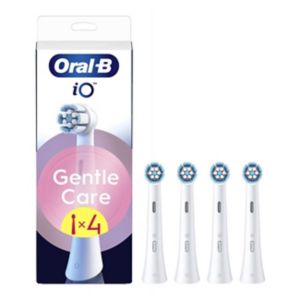 Oral-B iO Gentle Care toothbrush heads 4 pack, imported from the UK