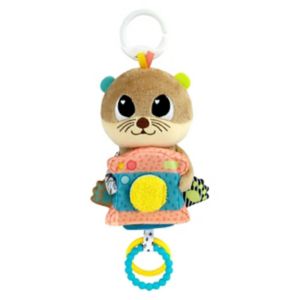 Lamaze Arty Says Cheese Otter Clip & Go Baby Toy