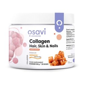 Osavi collagen peptide powder salted caramel 150g, imported from the UK