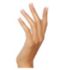 KISS Salon Press-On Nails White Tips Medium Square 28 Ct, UK version