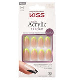 KISS Salon French Falsenail Hype Neon Yellow