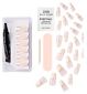 KISS nail extensions kit pink coffin 34 ct, UK version