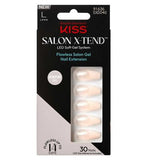 KISS Salon X-Tend Falsenail Pink Long Coffin
