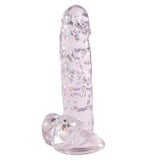 Ann Summers Silver Star Glitter Dildo Silver