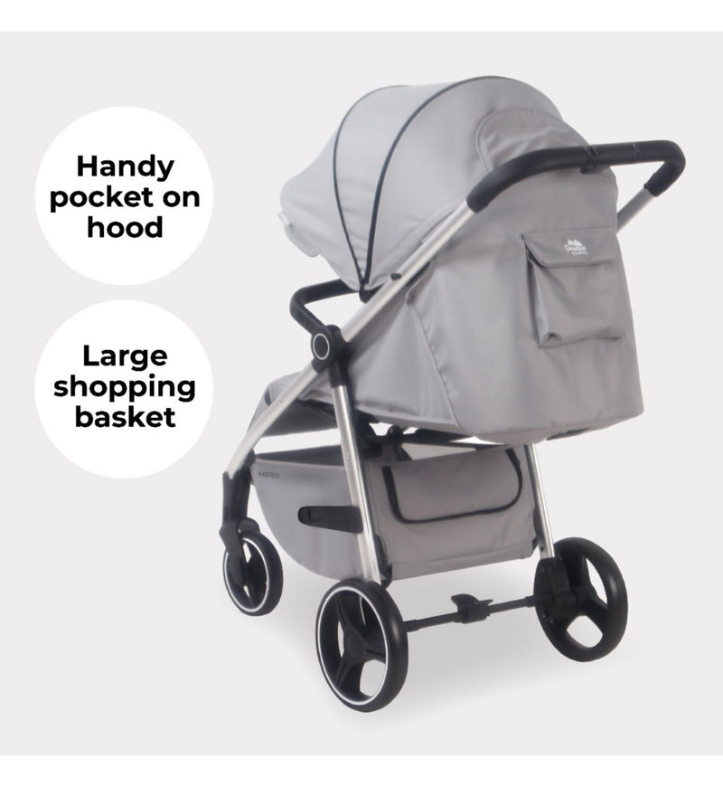 MB160 Plus Pushchair Grey Tropical, imported from the UK