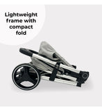 MB160 Plus Pushchair Grey Tropical, imported from the UK