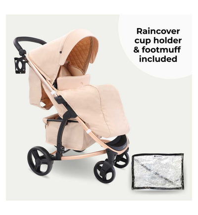 Système de voyage 3-en-1 My Babiie MB200i avec siège auto i-Size Blush