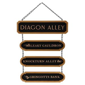 Warner Bros Harry Potter wall sign Diagon Alley (British brand)