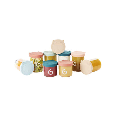 Babymoov Isy Bowls Glass Food Storage Set 9 Pieces