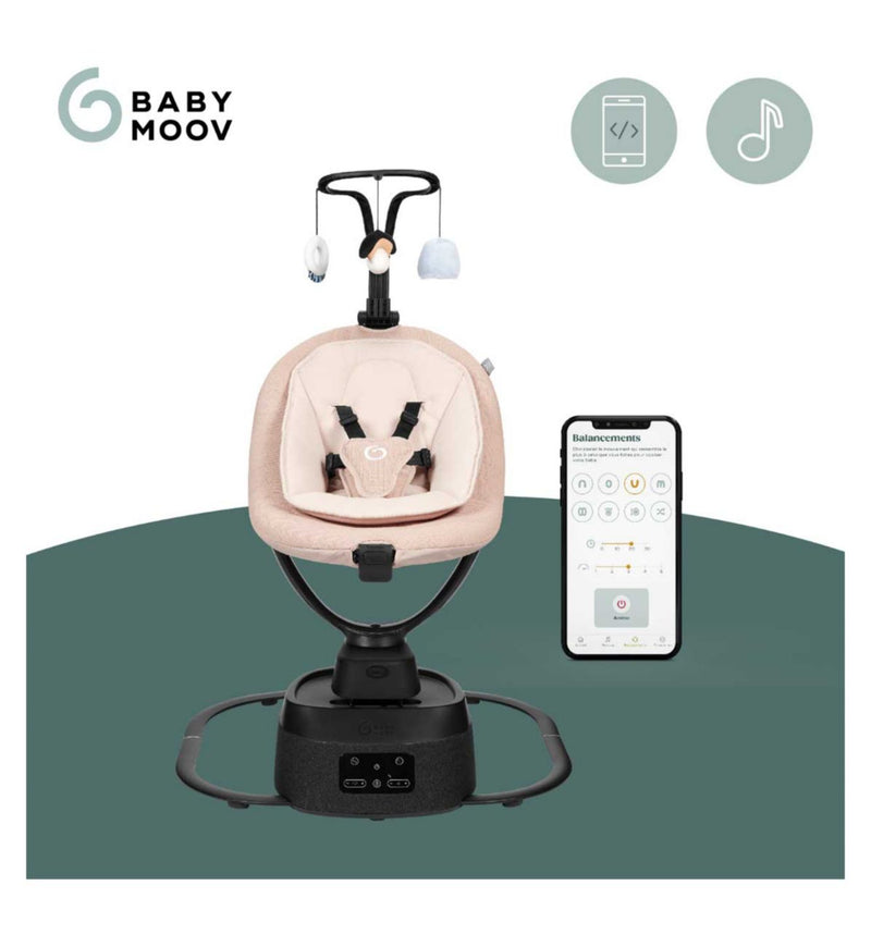 Babymoov Swoon Evolution Smart Baby Swing Mocca - British product