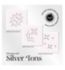 Silver Cloud black satin sleep mask, imported from the UK