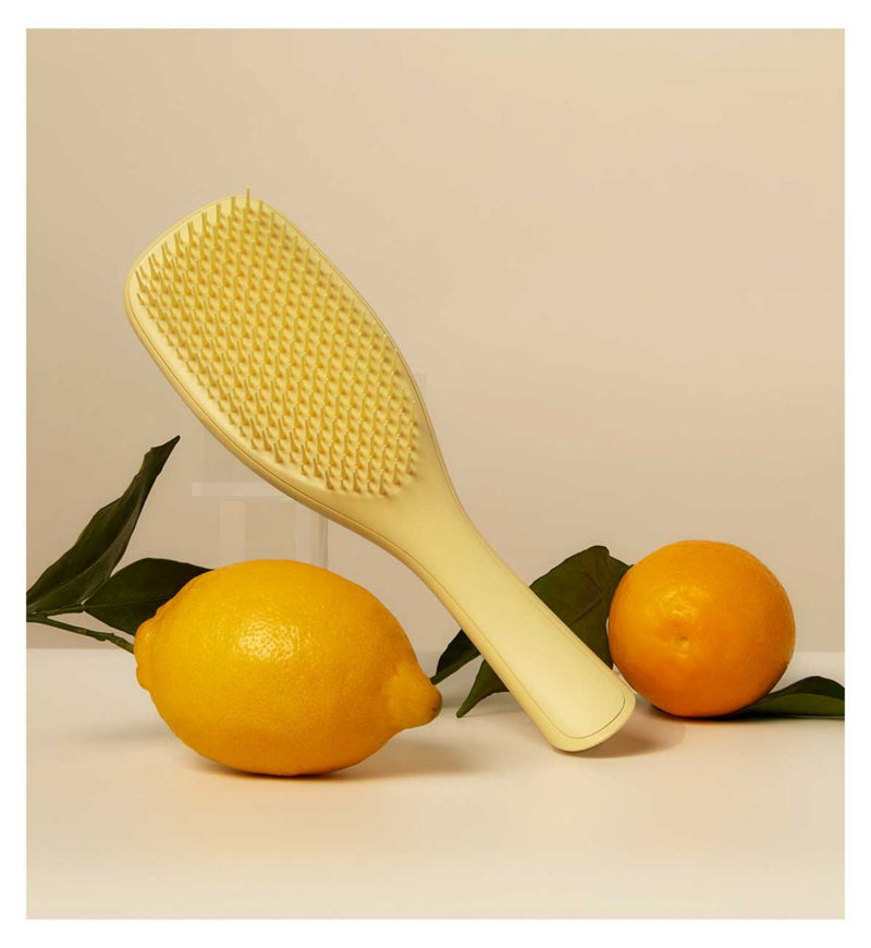 Tangle Teezer detangler brush curly to coily pastel lemon (British brand)